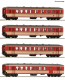 74130 Roco Set of 4 passenger cars Schlieren